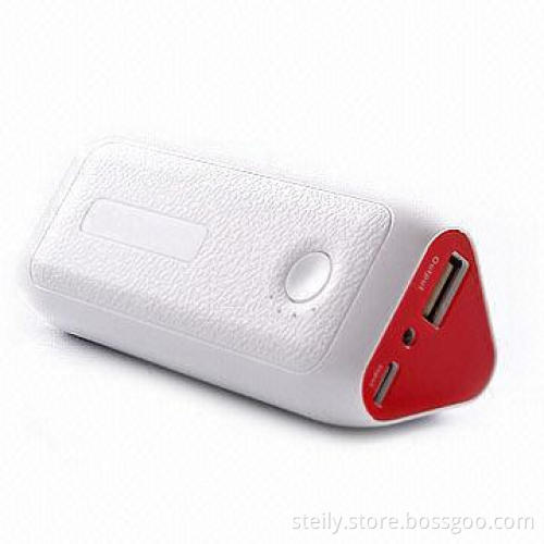 6,600-7,200mAh Portable External Power Bank for Smart Devices